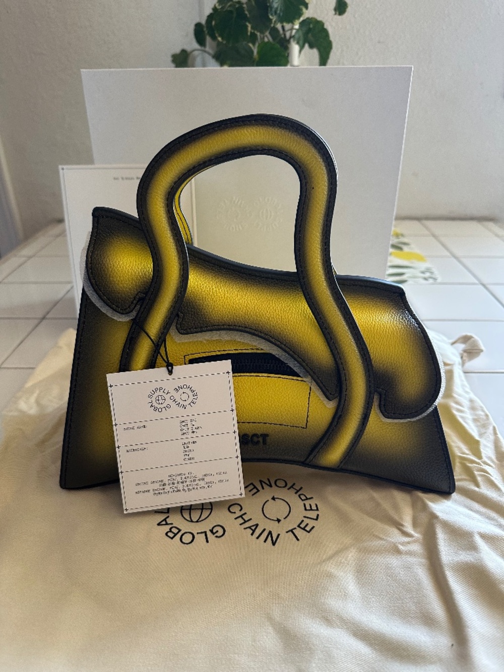 MSCHF GSCT HandBag - Fade to Yellow